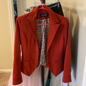 Burnt Copper colored High Fashion Blazer